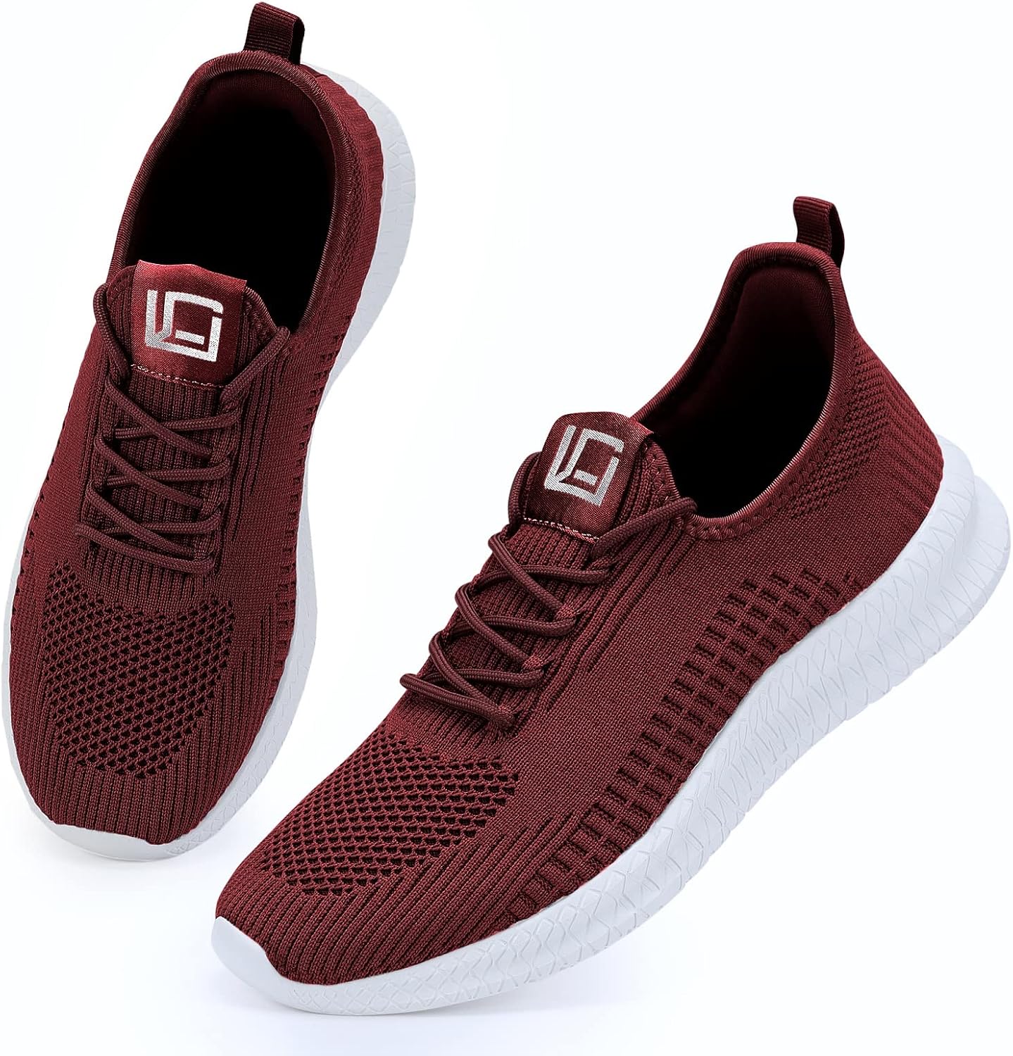 LCGJR Men's Running Shoes Ultra Lightweight Breathable Comfortable Walking Shoes Casual Fashion Sneakers Mesh Workout Shoes