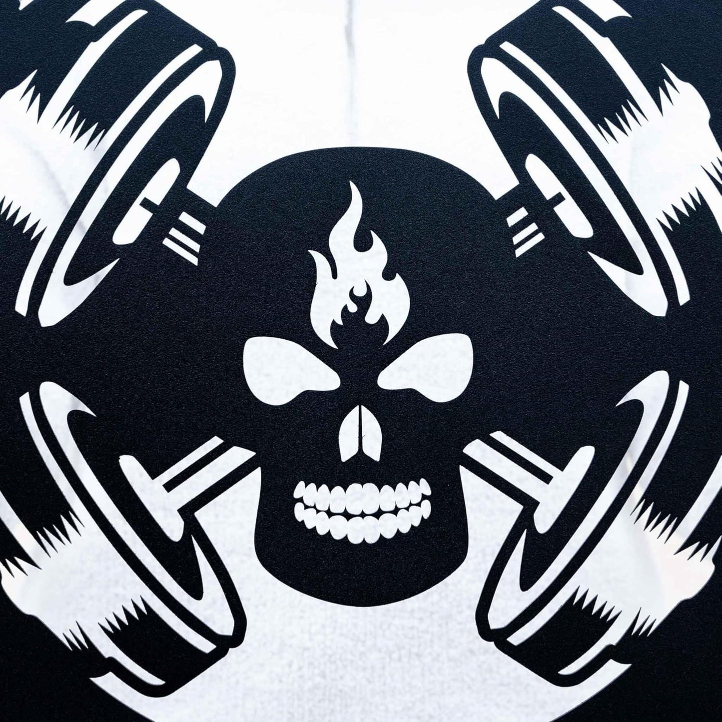 Custom Metal Skull Barbell Gym Name Sign, Dead Lift Den Workout Room Wall Art, Personalized Home Gym Sign, Custom Gym Decor, Workout Garage