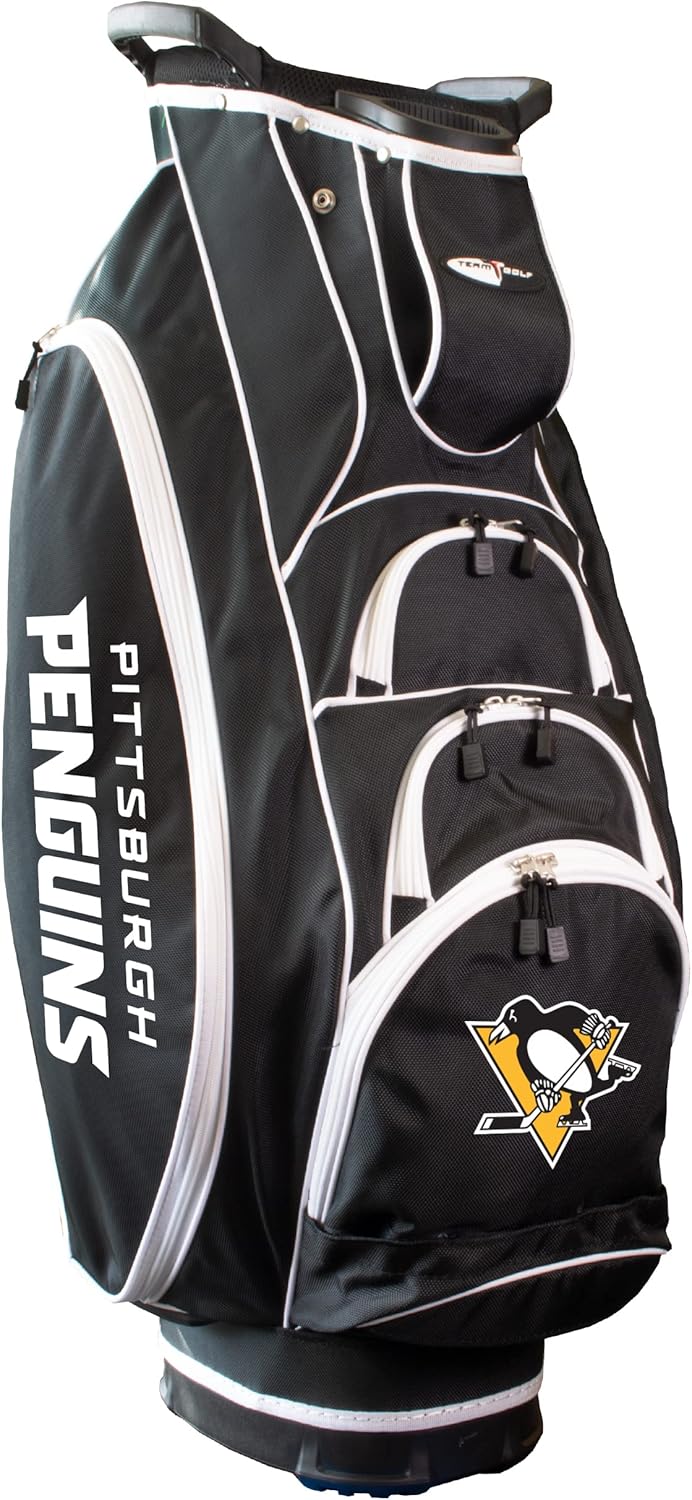 Lightweight, 10-Way Club Divider, Spring Action Stand, Insulated Cooler Pocket, Hook-and-Loop Fastener Glove and Umbrella Holder & Lift Assist Handles