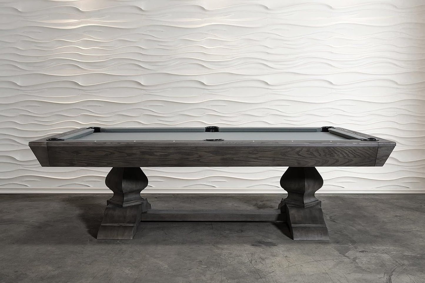 Nixon Billiards - Birdy Slate Billiard Pool Table- Grayson Grey - 7ft and 8ft - Whiteglove