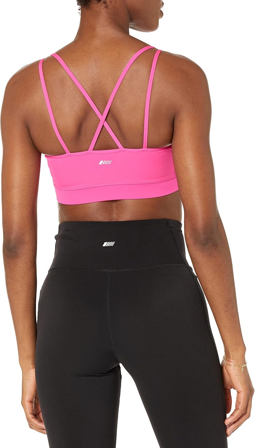 Amazon Essentials Women's Active Sculpt Light Support Strappy Back Sports Bra