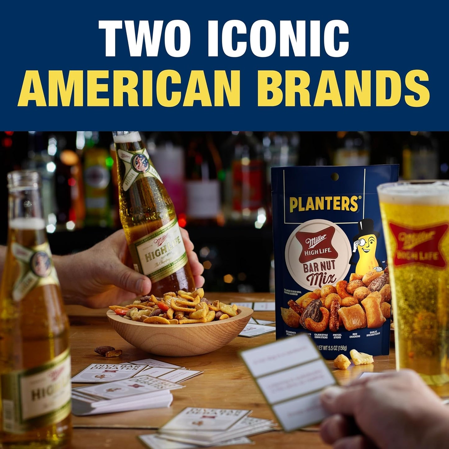 PLANTERS Trail Mix Miller High Life Bar Nut Mix, 5.5 OZ