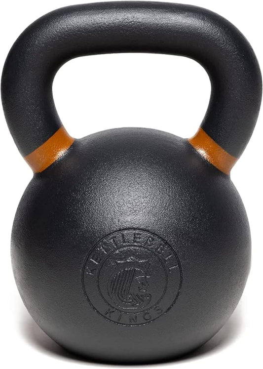 Kettlebell Kings Powder Coated Kettlebell Weights 5-90 LB | Workout Gym Equipment & Strength training sets for Women & Men | Durable Coating for Grip Strength, Rust Prevention