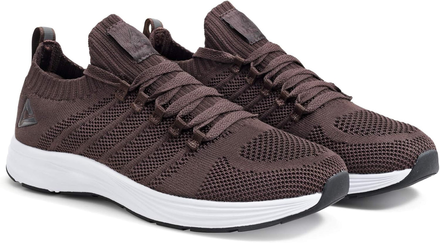 PEAK Mens Lightweight Walking Shoes Comfortable Slip On Sports Sneakers for Tennis, Gym, Running, Casual Workout