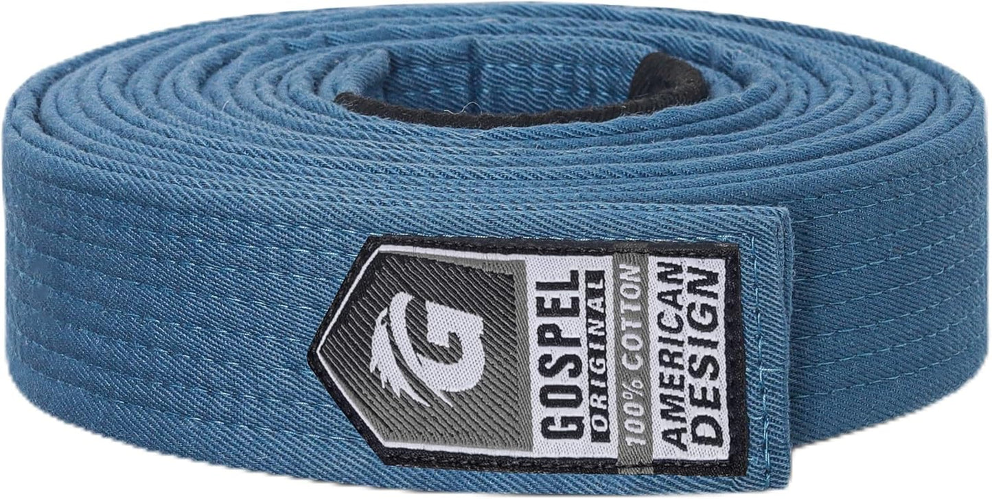 GOSPEL Vintage Series BJJ Belt for Men & Women | Brazilian Jiu Jitsu Belt with Vintage Colors