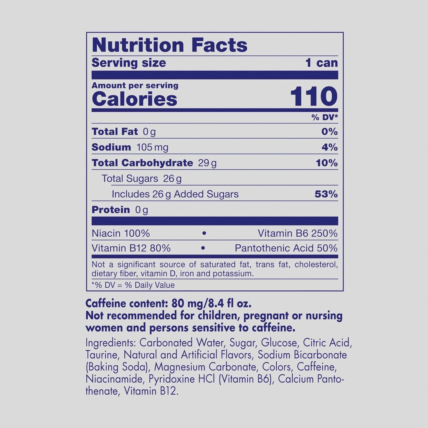 Red Bull Energy Drink with 80mg Caffeine plus Taurine & B Vitamins, 8.4 Fl Oz, Pack of 12 Cans