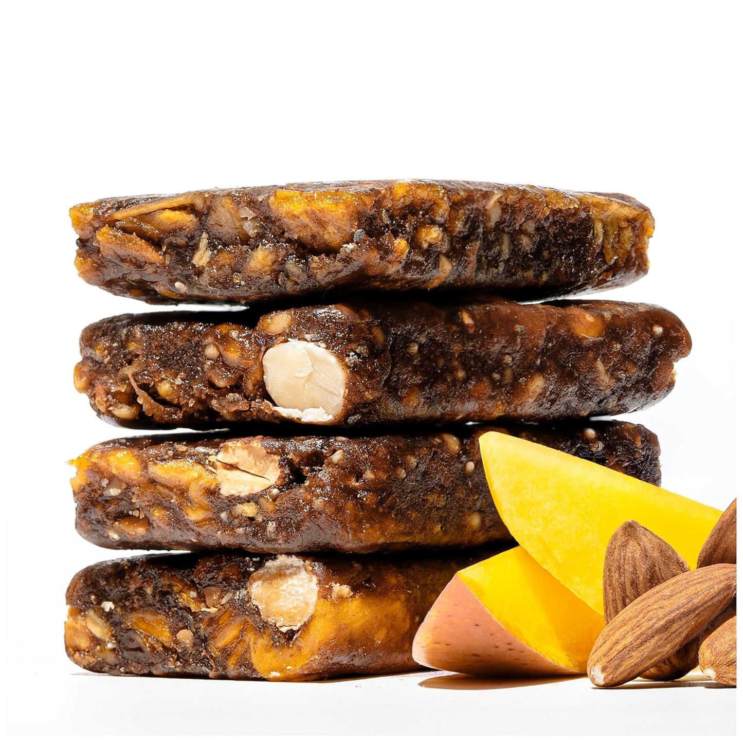 JONESBAR (Mango Almond, 12 Count (Pack of 1)) USDA Organic Fruit & Nut Bar, Non-GMO, Kosher, Vegan, Gluten Free, Simple Snack Bar