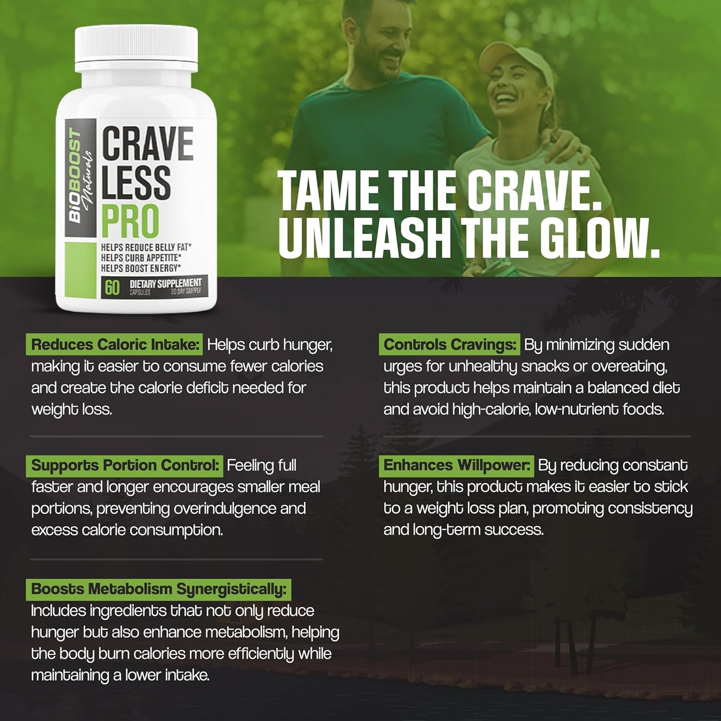 Crave Less MAX | Supports GLP-1 Pathway Function | Weight Loss Pills for Women | Fat Burner to Boost Metabolism, Carb Blocker | 7 Backed Ingredients | 3rd Party Tested - 60 Pills for Adults
