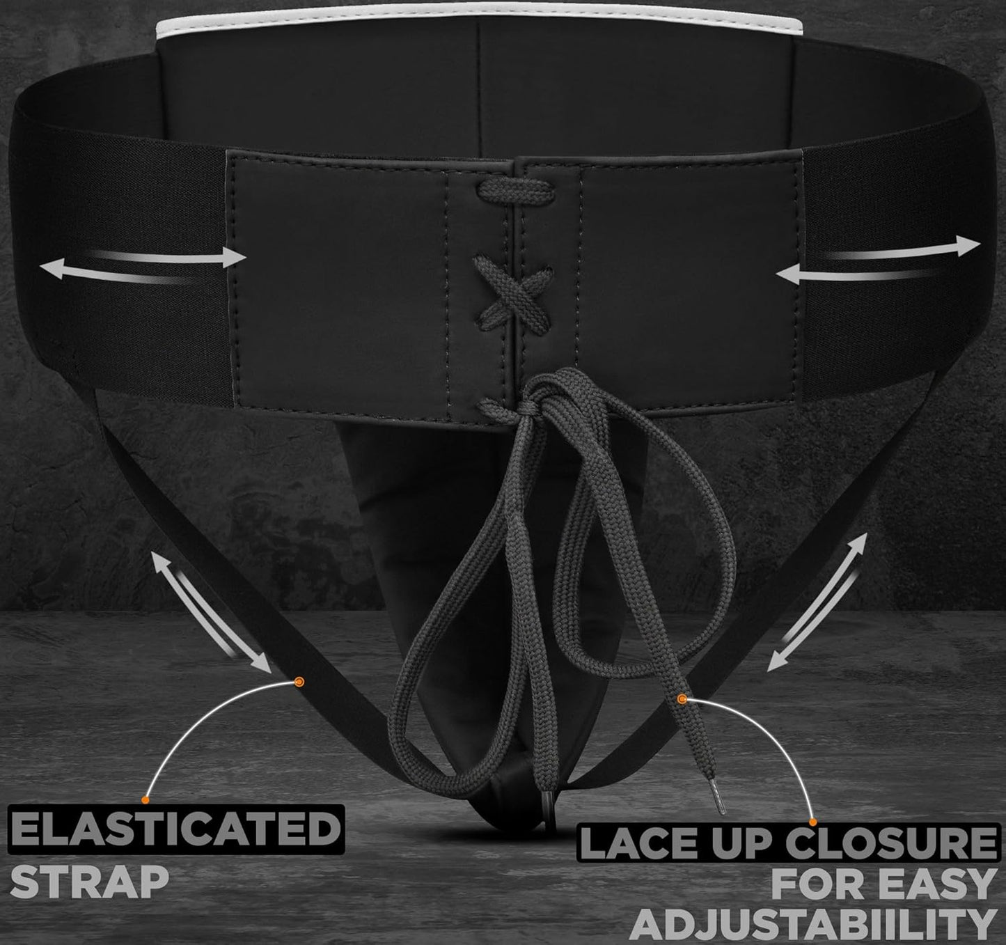 RDX Groin Protector for Boxing, Muay Thai, Kickboxing and MMA Fighting, Maya Hide Leather Abdo Gear for Martial Arts Training, Men Jockstrap Abdominal Protector for Sparring, Taekwondo and Grappling