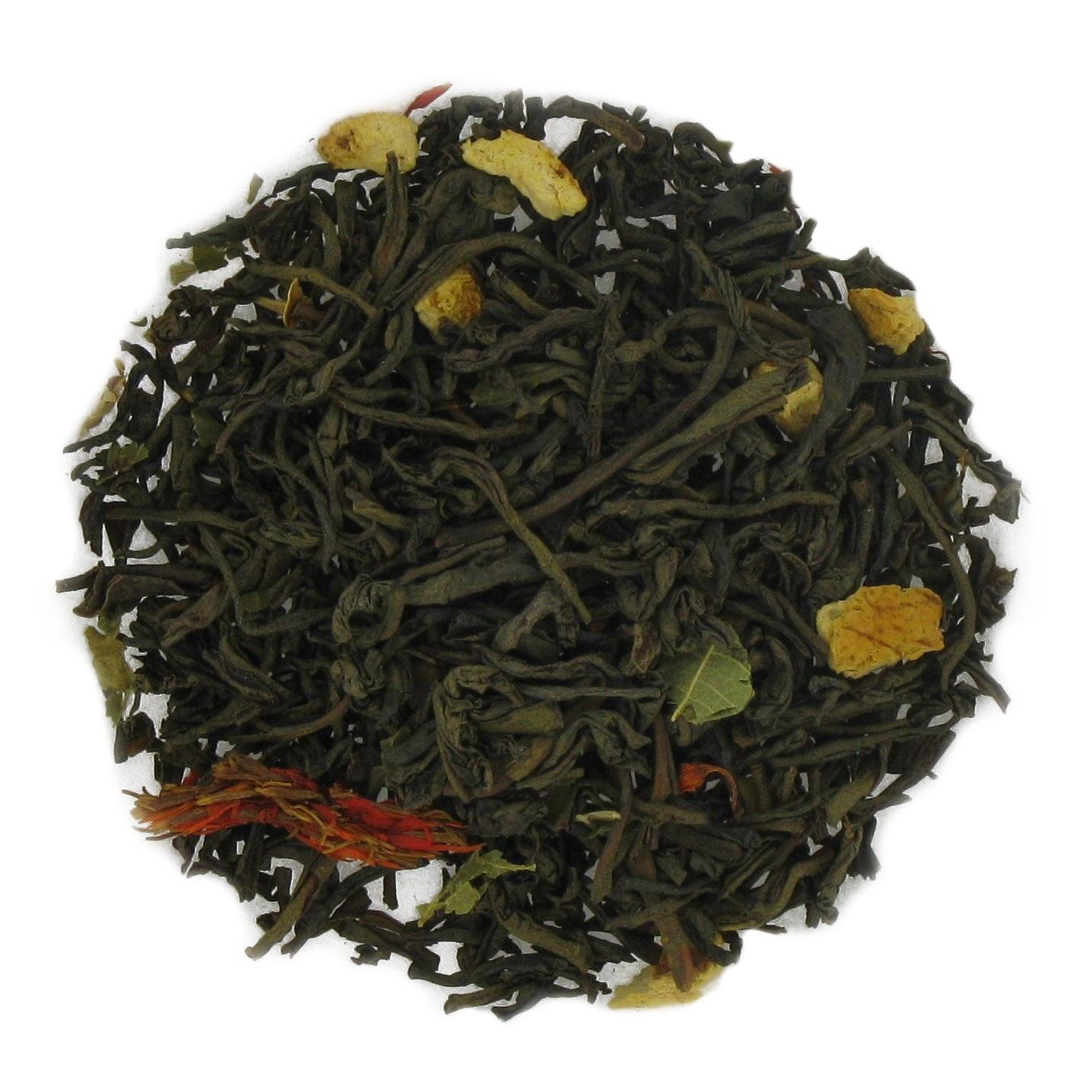 English Tea Store Blood Orange Flavored Black Loose Leaf Tea Pouches - 4oz | Ceylon Black Tea Blend with Sweet Citrus Notes | Fresh Fruity Aroma | Perfect Hot or Iced Tea