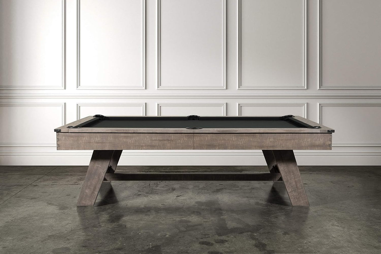 Nixon Billiards - Hunter Slate Billiard Pool Table (Wood Leg) - Antique - 8 ft - White Glove Installation