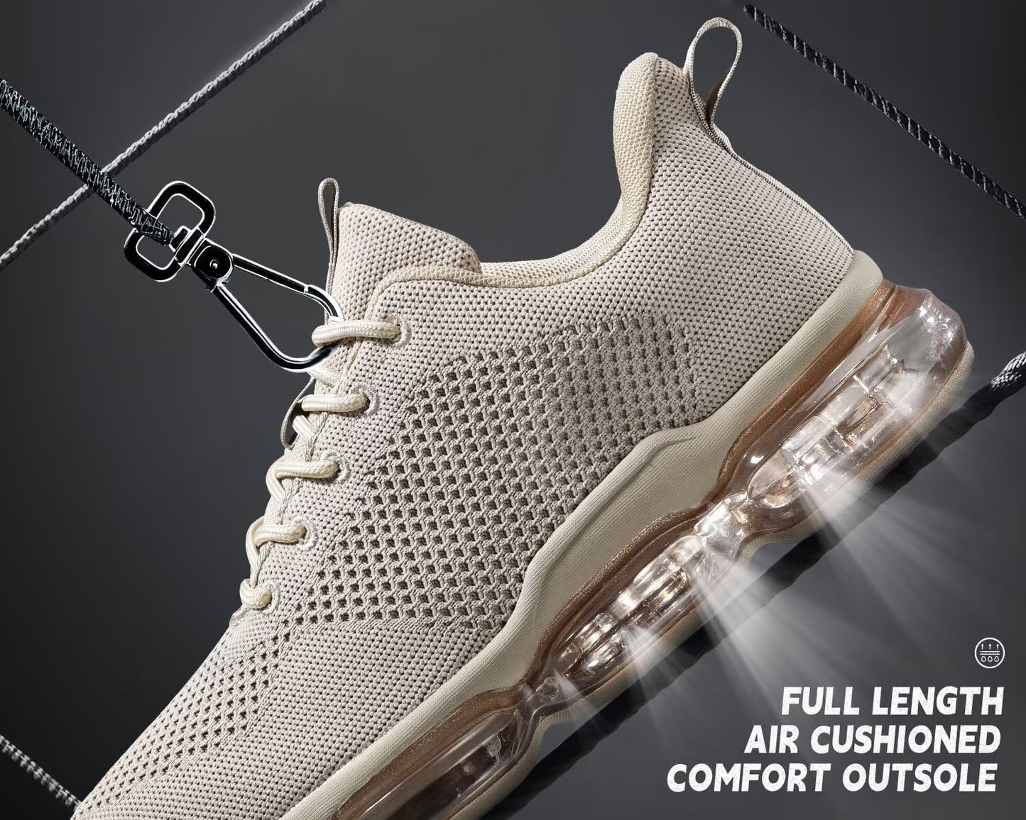 Men's Air Cushion Running Shoes Breathable Tennis Fashion Sneakers Non Slip Workout Casual Sport Shoes Gym Training Comfortable Walking Shoes