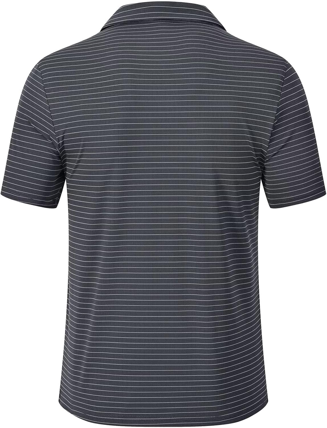 Tyhengta Men's Striped Shirt Short Sleeve Golf Polo Shirts