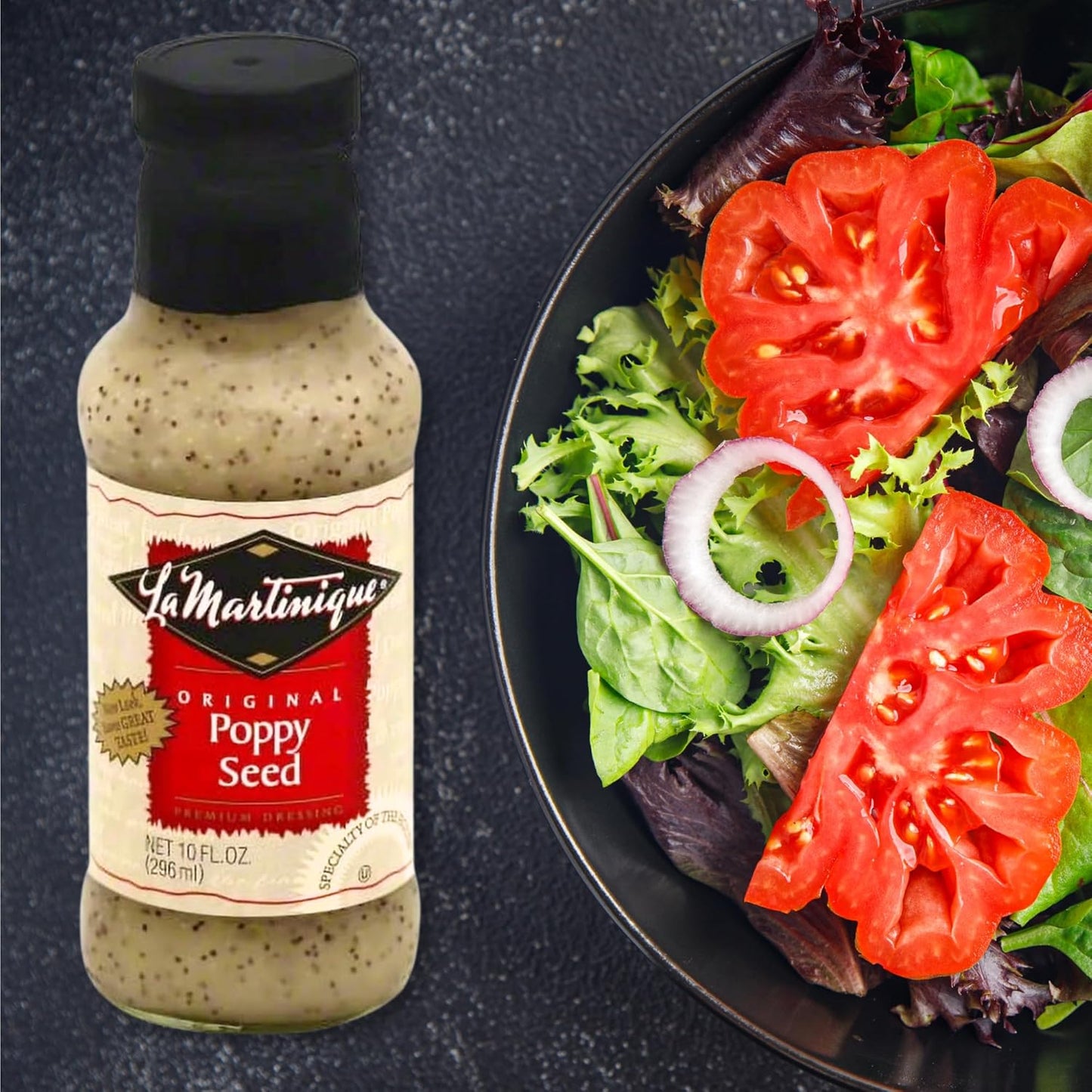 La Martinique Original Poppy Seed Dressing 10 Ounce Bottle (Pack of 1)