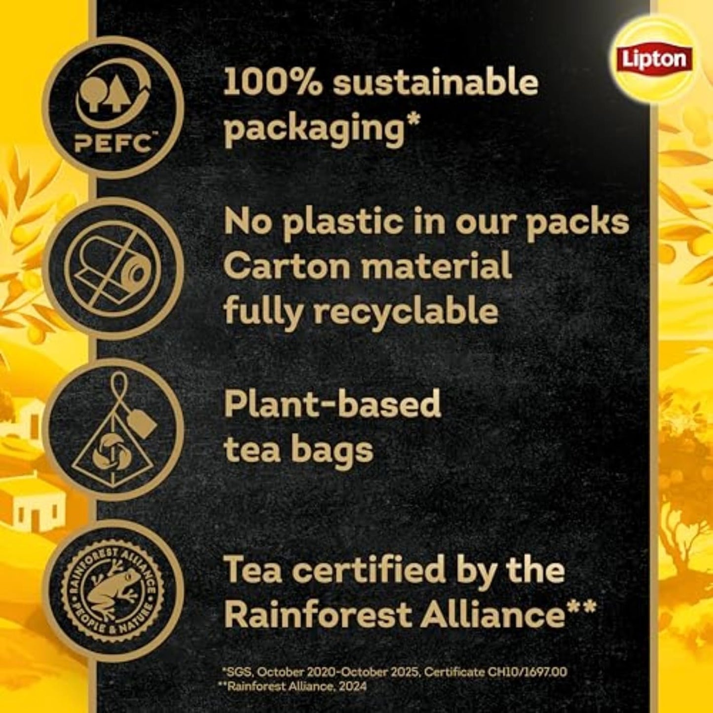 Lipton Black Tea Peach Mango, Pyramid Tea Bags, Flavored Teabags for a Refreshing Cup of Tea, 20 Total Tea Bags