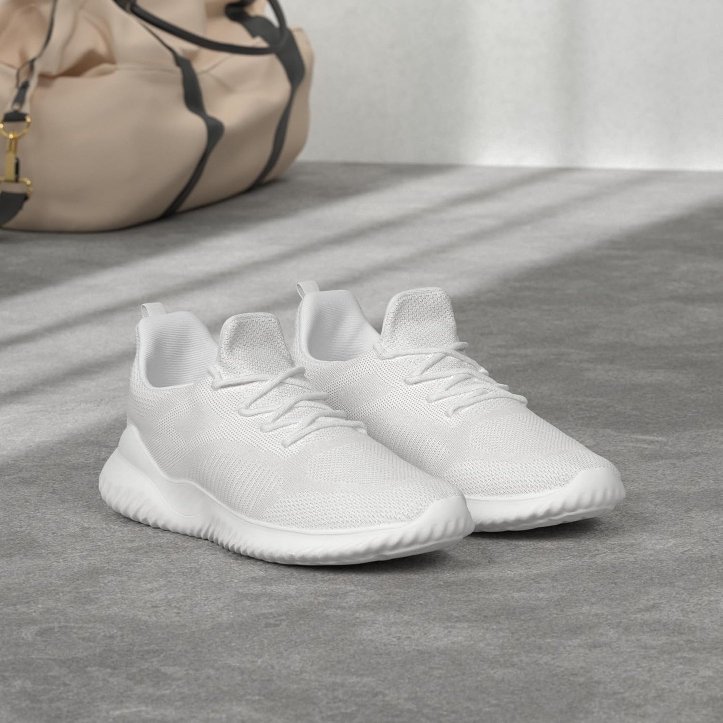 Men's Non Slip Running Shoes Ultra Light Breathable Casual Walking Shoes Fashion Sneakers Mesh Workout Sports Shoes