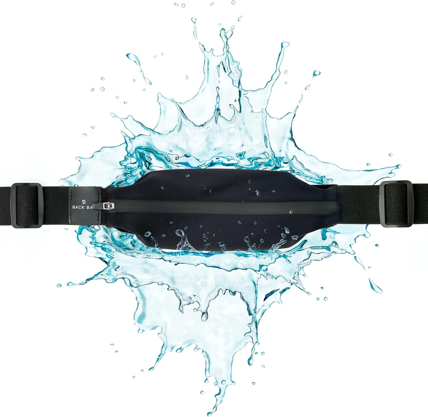 Back Bay Slim Running Belt for Women & Men [Fits ALL Phones], Runners Fanny Pack for Men, Money Belt, Running Gear Gift, Waist Bag Workout Gear, iPhone Runner's Phone Holder Waist Pack