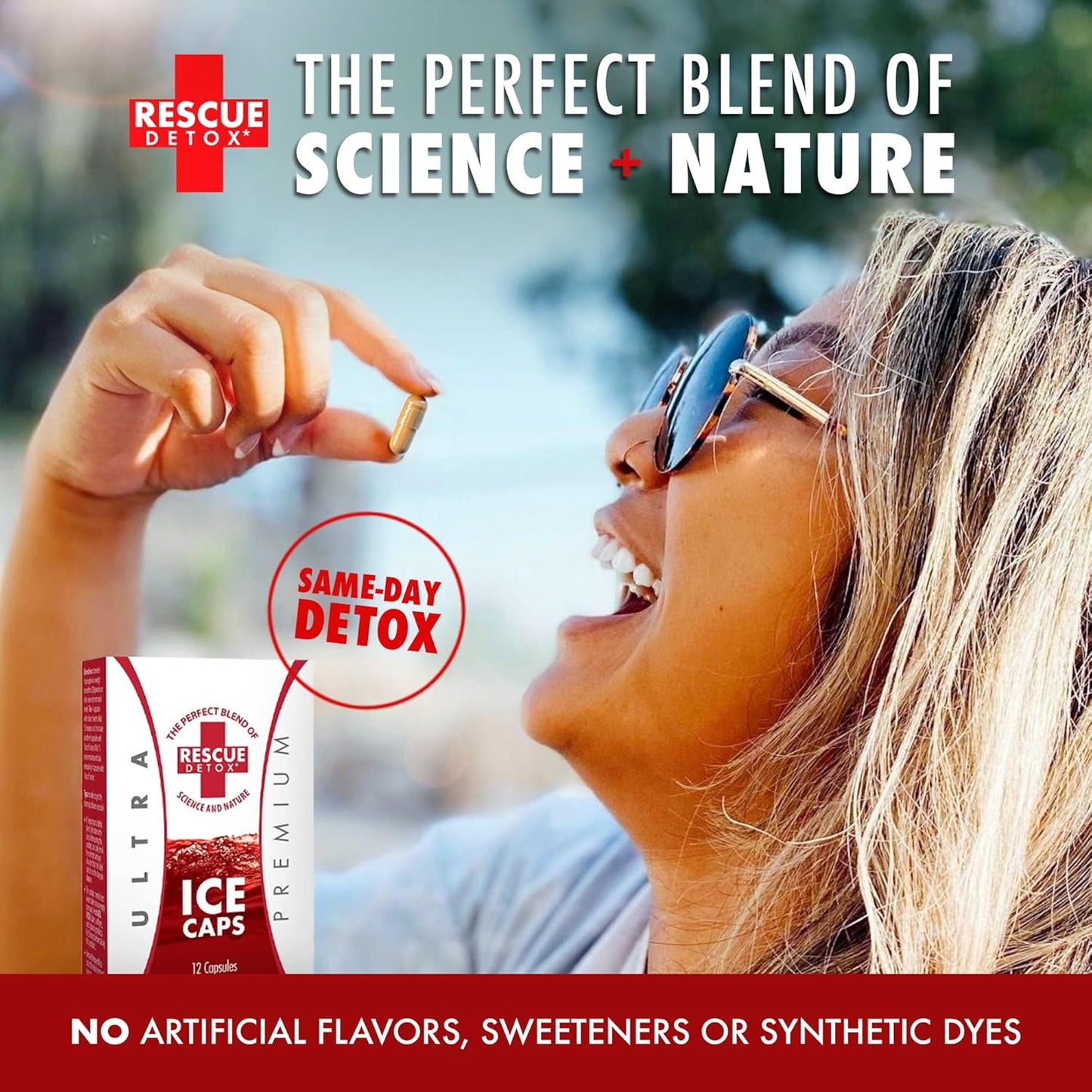 Rescue Detox - ICE CAPS - 12ct | Concentrated Cleansing Capsules