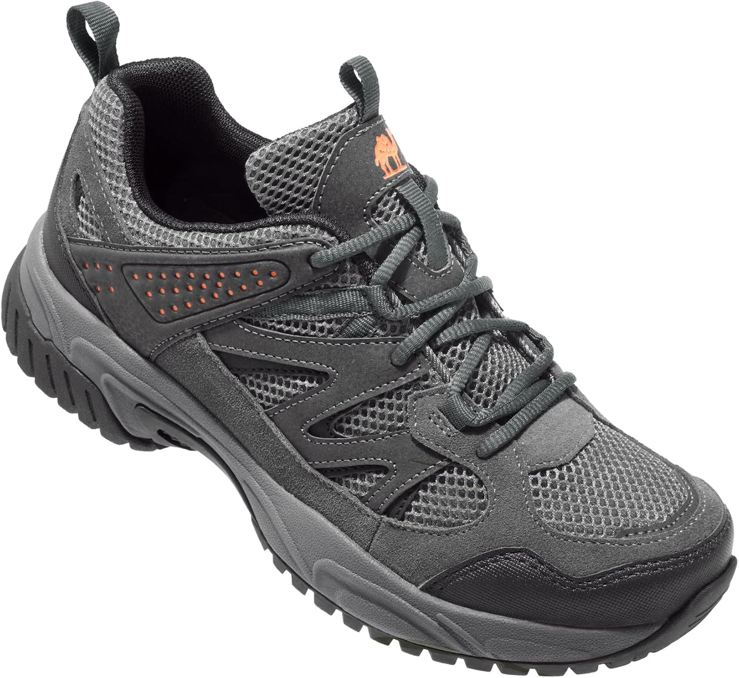 CAMELSPORTS Hiking Shoes Men Lightweight Non-Slip Breathable Sneakers Low Top Walking Shoes for Outdoor Trailing Trekking Walking Climbing
