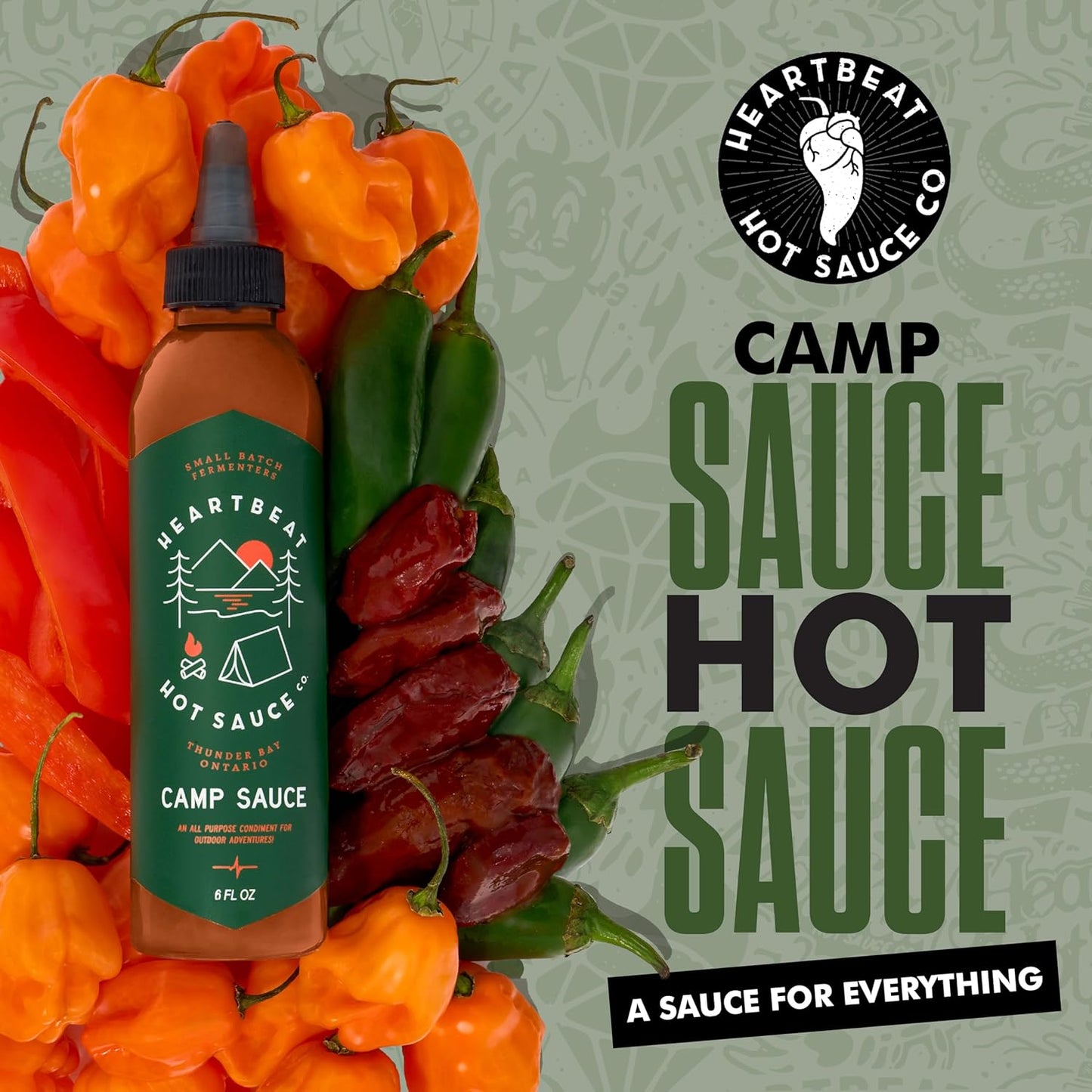 Heartbeat Hot Sauce Co. | Camp Sauce, 6 oz.