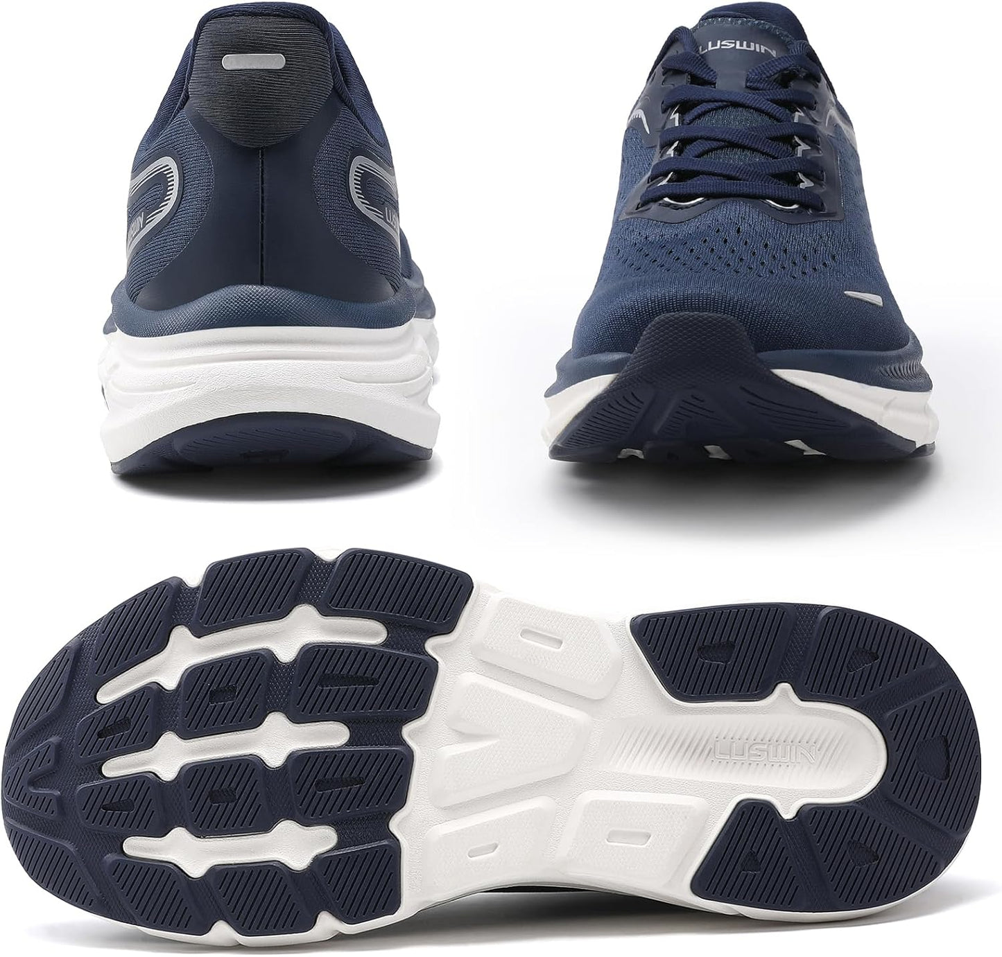 Men's Walking Shoes Lightweight Breathable Cushioning Running Shoes Athletic Tennis Workout Gym Non Slip Comfortable Fashion Sneakers