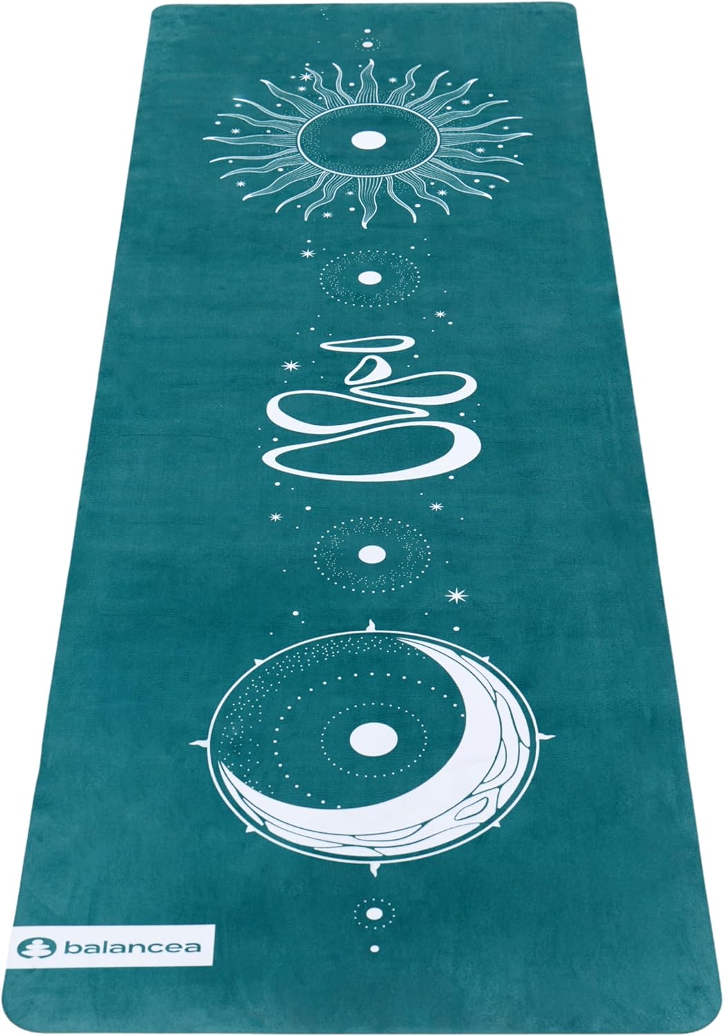 Yoga Mat 5mm Non Slip Suede & TPE - Eco-Friendly Fitness & Exercise Mat for Home Gym, Pilates, Hot Yoga, and Meditation - Lightweight Durable 72 x 24 inch Workout Mat for Women & Men