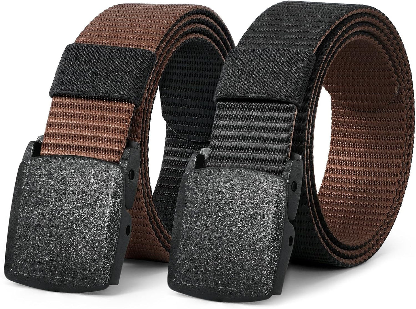 JASGOOD Nylon Canvas Breathable Military Tactical Men Waist Belt With Plastic Buckle