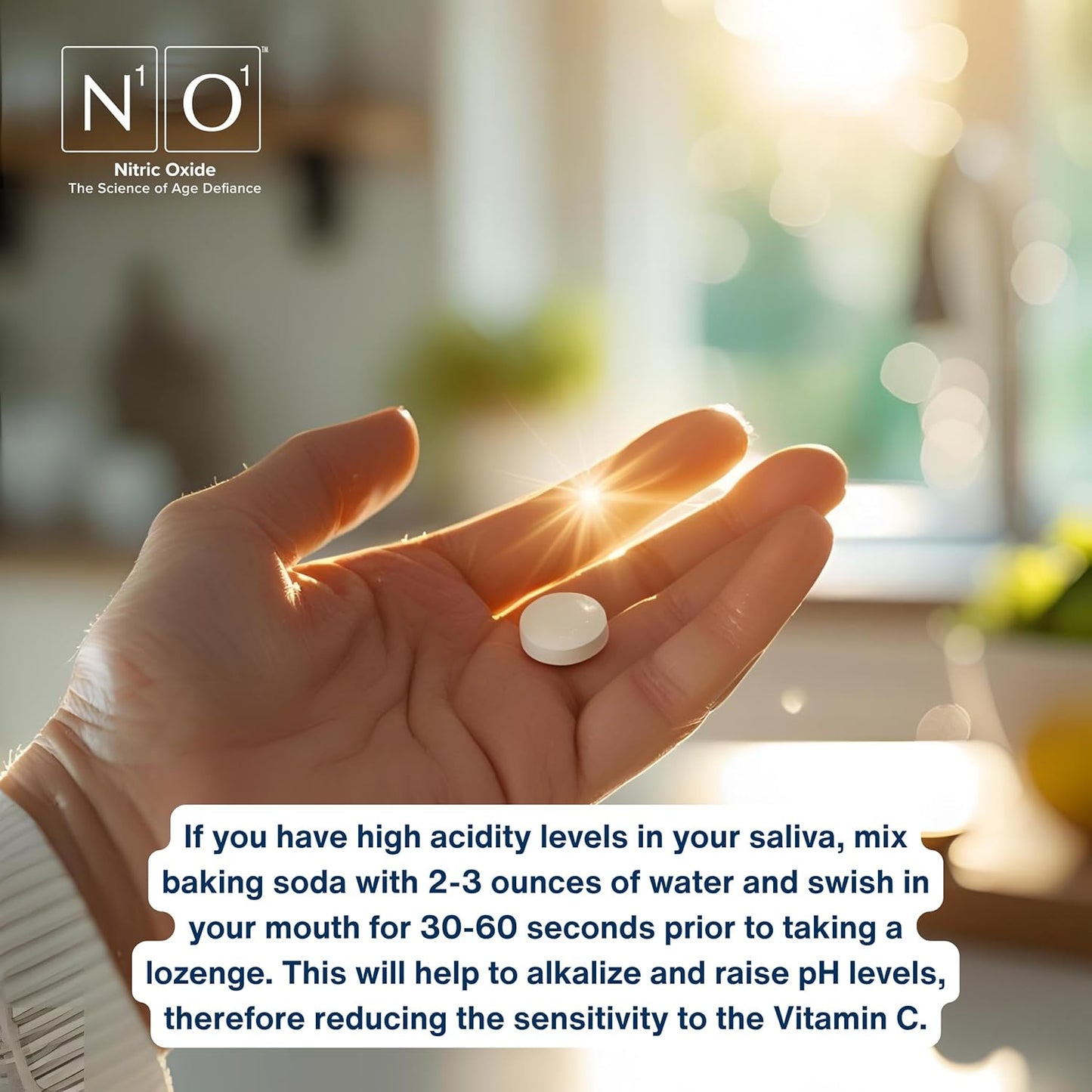 Nitric Oxide Lozenges - 60 Count - Nitric Oxide Supplement for Heart Health, Circulation, Energy, Blood Flow, Oxygenation, Healthy Blood Pressure, Cardiovascular Support for Men & Women