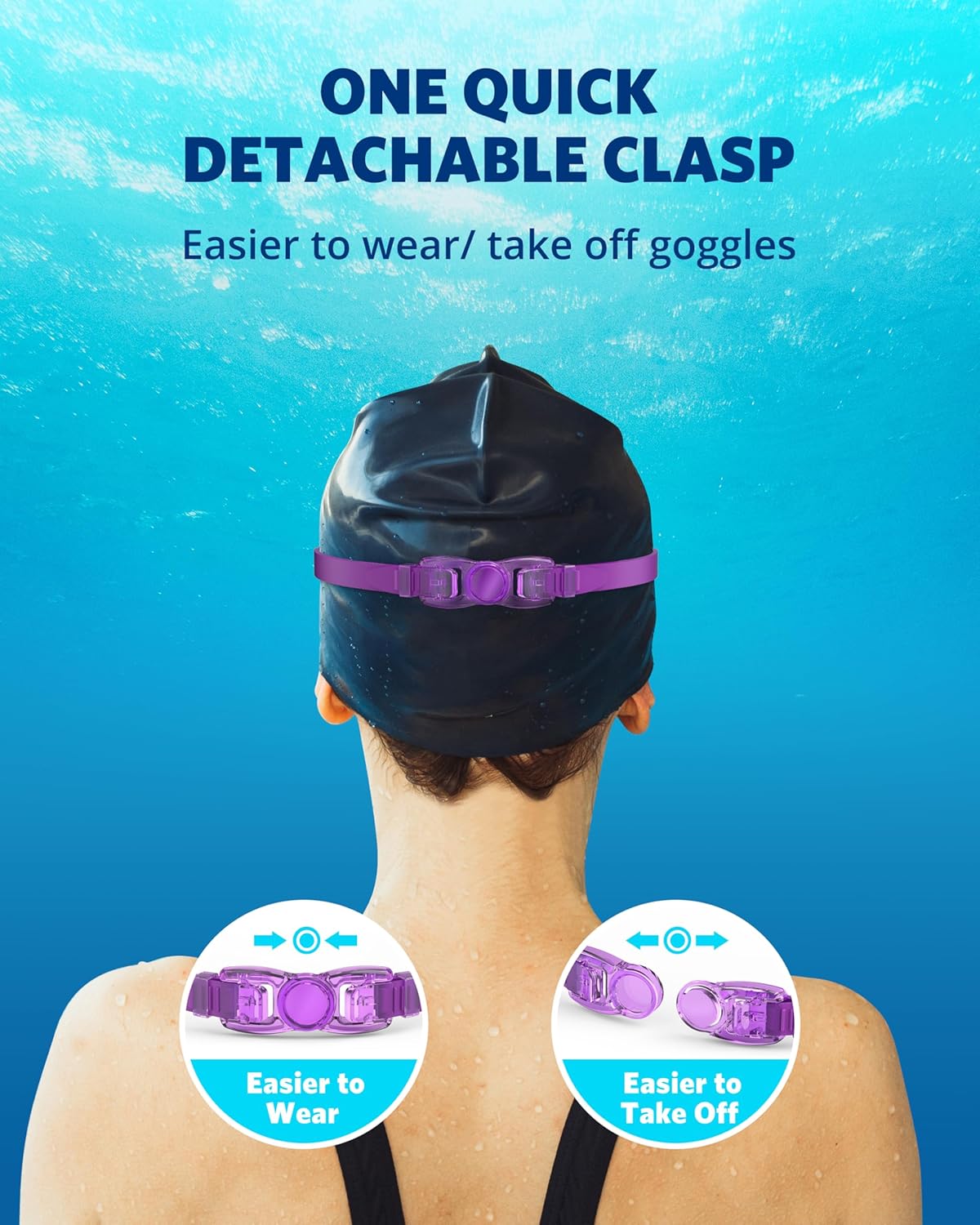 Aegend Swim Goggles, Swimming Goggles No Leaking Full Protection Adult Men Women Youth