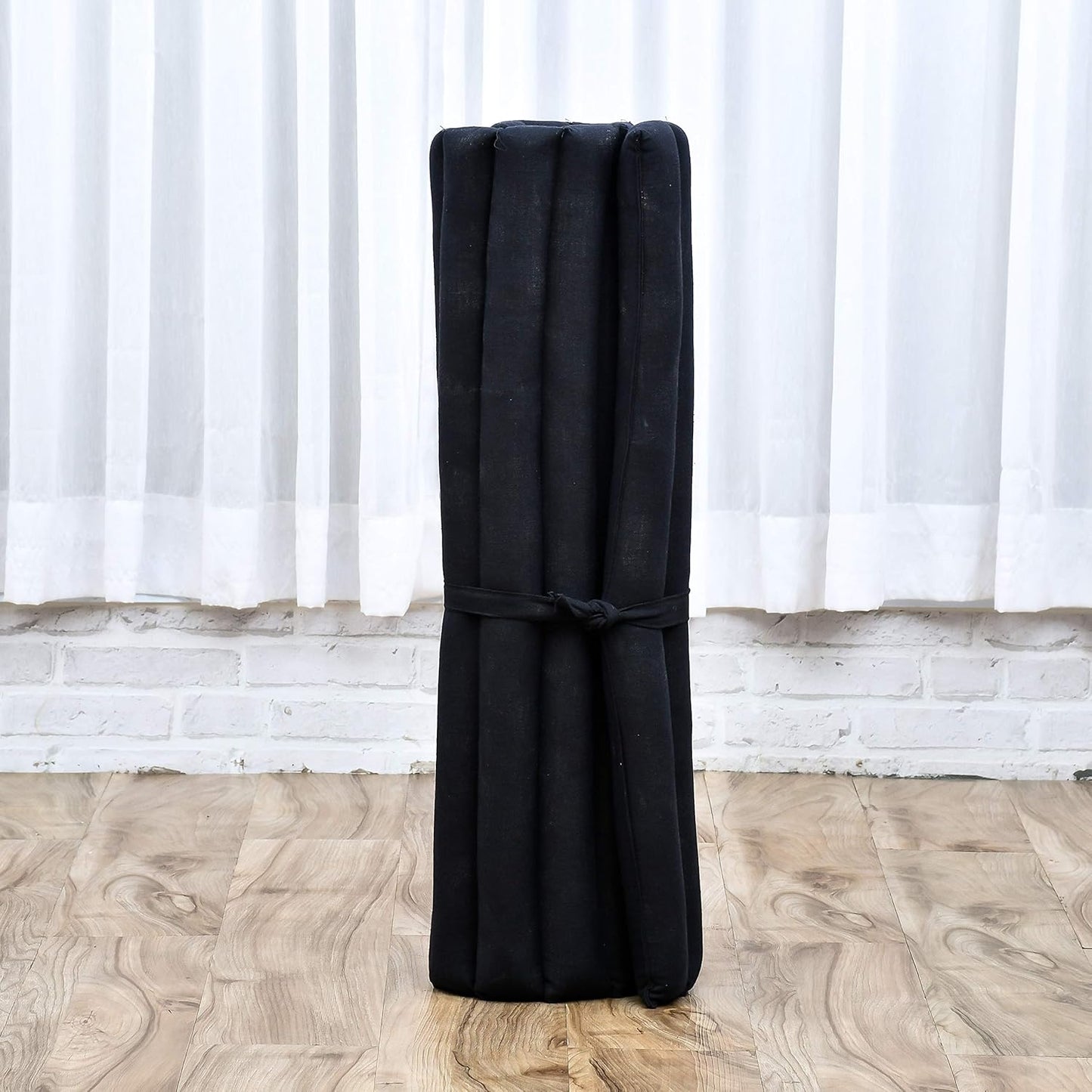 Leewadee Zabuton Seating Cushion – Square Floor Seat for Meditation Exercises, Light Yoga Mat Filled with Kapok