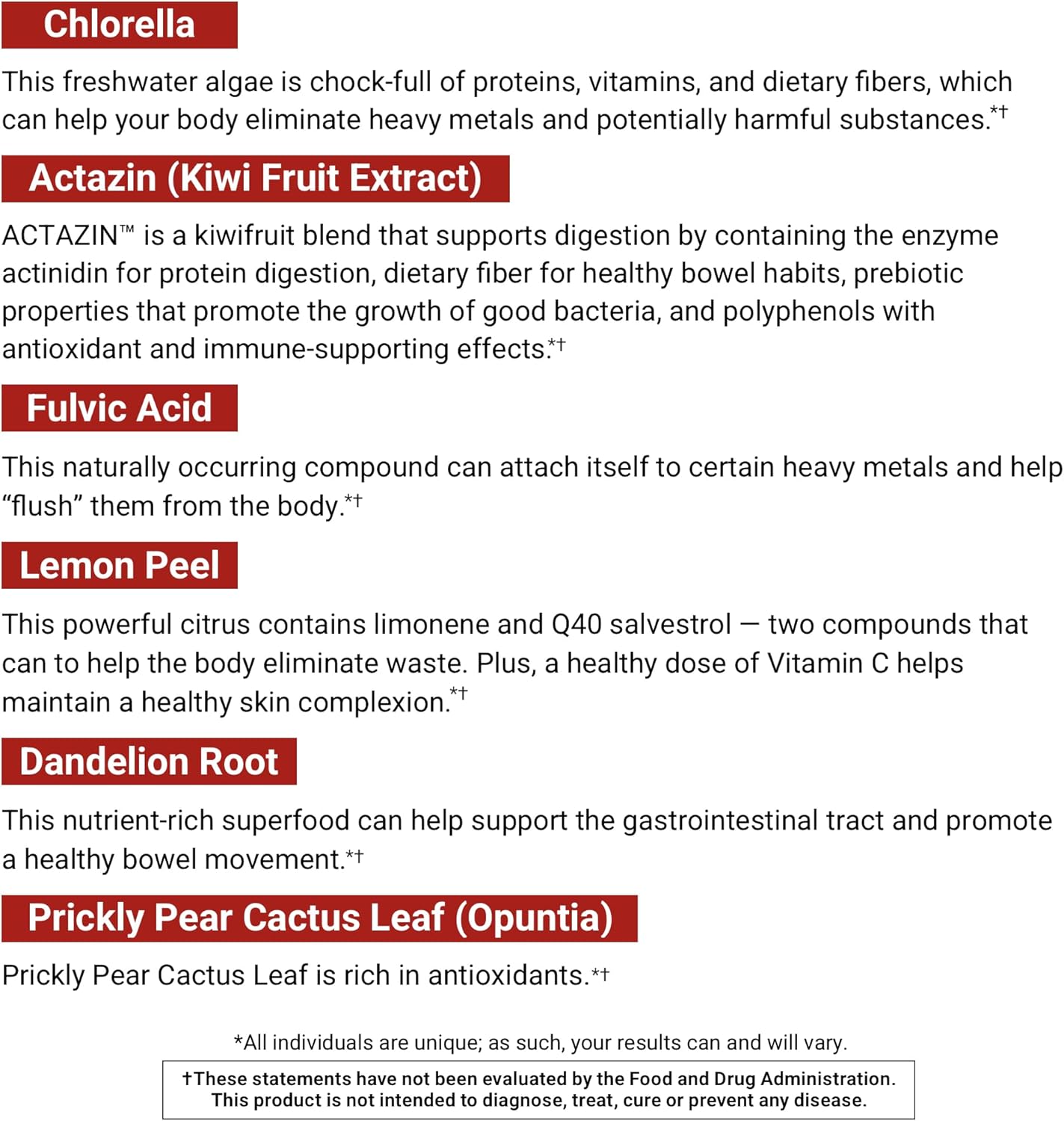 ACTIVATEDYOU Total Bio Reset- Detox Formula for Cleansing & Flushing Digestive System for Radiant Skin & Sustained Energy w/Chlorella, Kiwi Fruit, and Dandelion Root (60 Capsules)