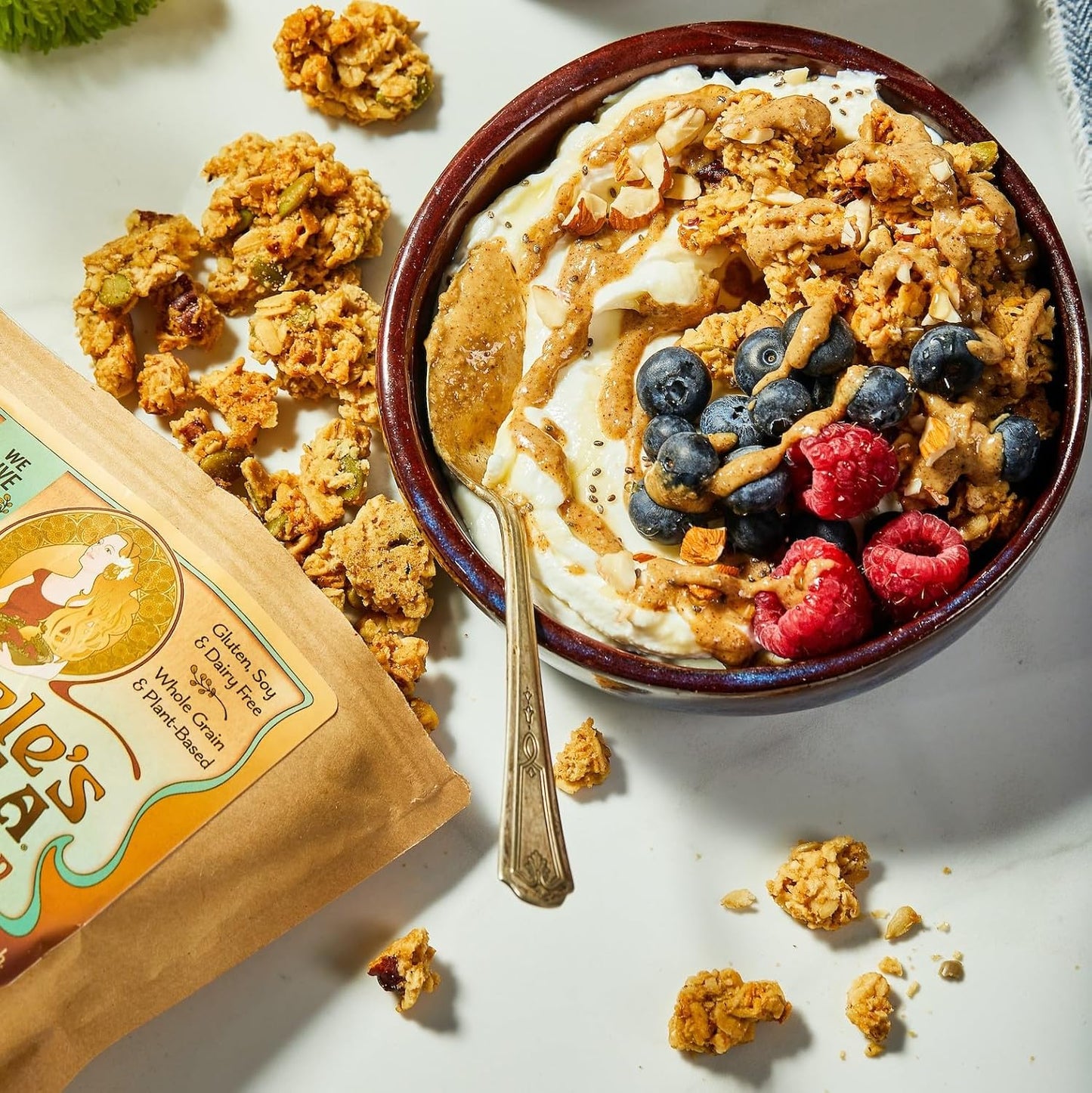 Michele's Granola - Salted Maple Pecan - Handmade Non-GMO Whole Grain Oats - Free of Gluten, Soy, Wheat, & Dairy