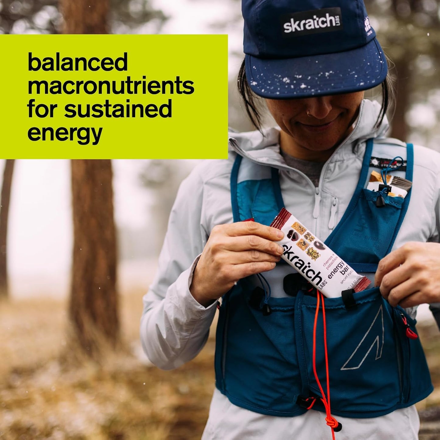 Skratch Labs Energy Bar | Cherry + Pistachio (12 Pack) | Plant Based Healthy Snack | Low Sugar - 5g Protein | Non-GMO, Gluten Free, Soy Free, Vegan, Kosher