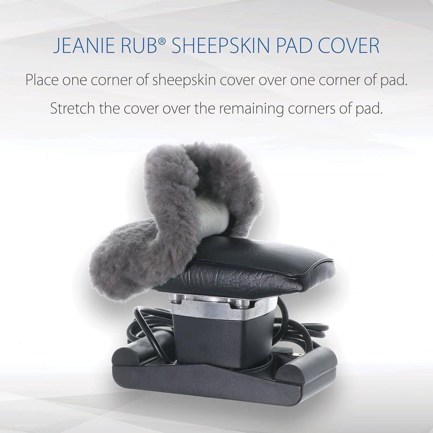 Core Products Jeanie Rub Variable Speed Massager - Sheepskin Cover Combo