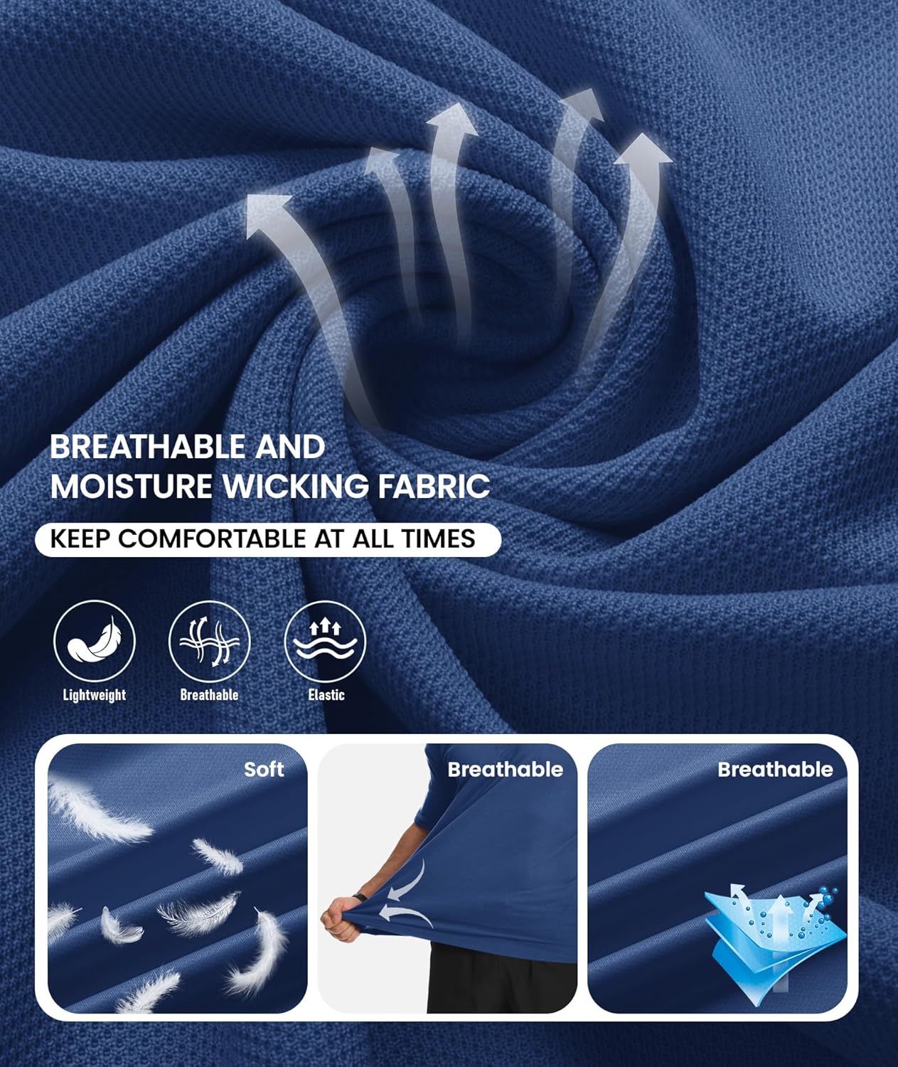 ZITY Mens 2 Pack Polo Shirts Short Sleeve Performance Sports Golf Shirt for Men Tactical Shirt