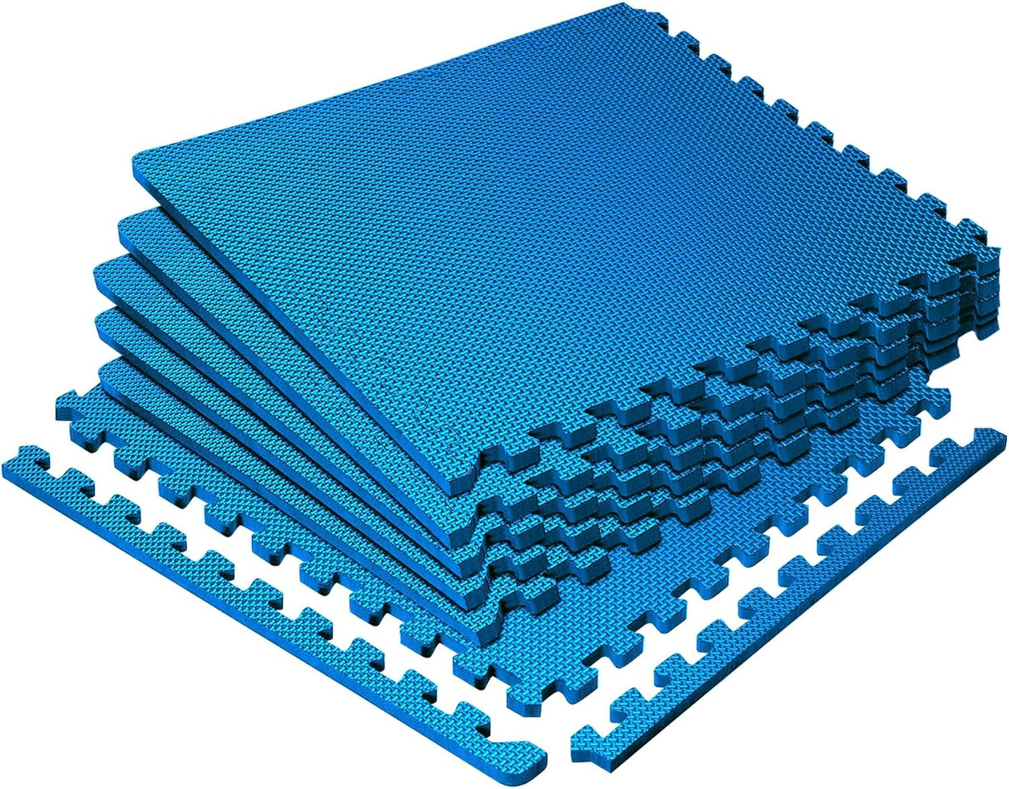 Hulkfit Puzzle Exercise Mat with EVA Foam Mat Interlocking Floor Tiles for Home Gym Mats Flooring for Garage Floor Padding for Kids Exercise Equipment Mats