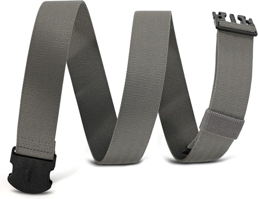 WHIPPY Mens Elastic Stretch Belt Unisex Adventure Web Belt for Women Men with Non-Metal Buckle Adjustable Belts