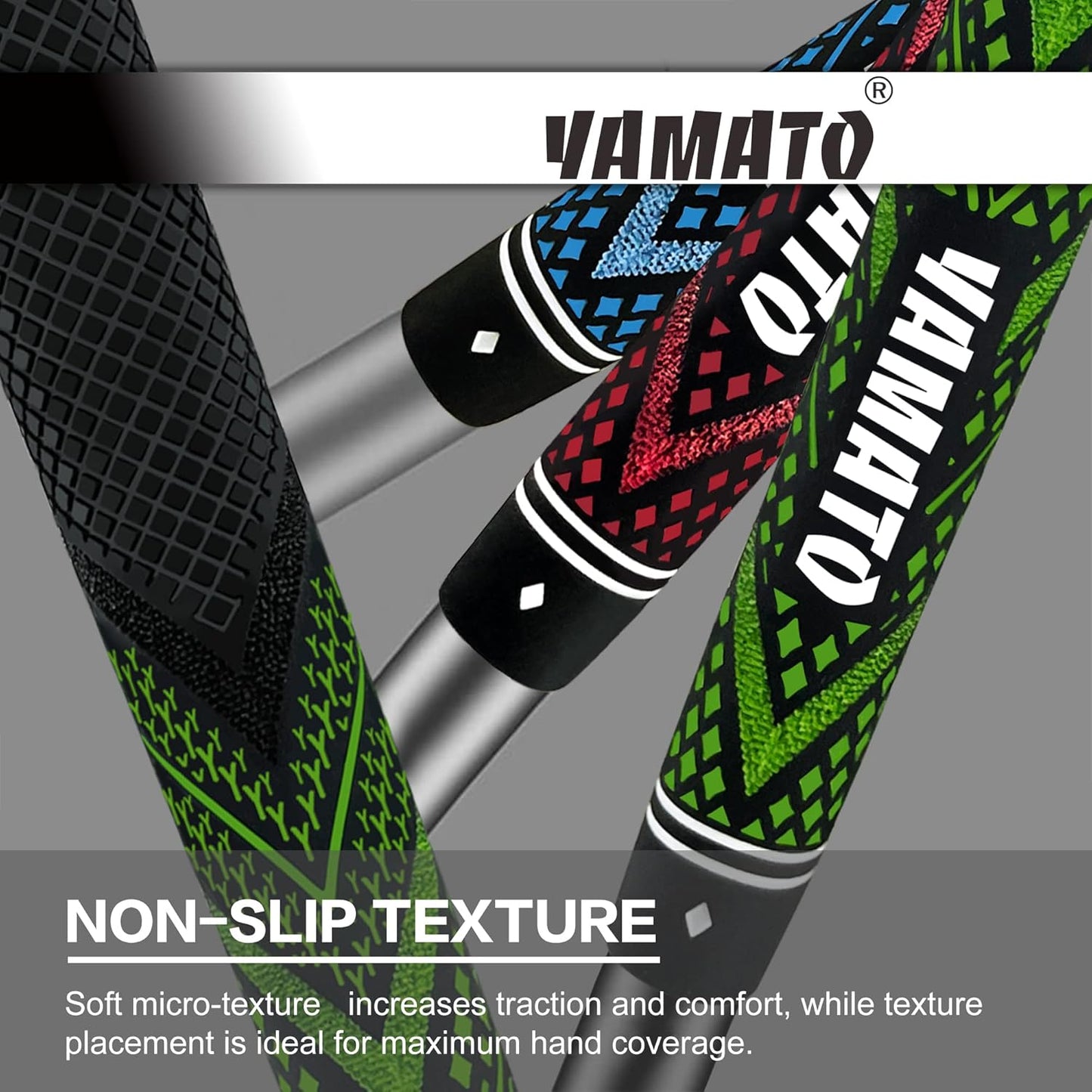 Yamato Innovative Golf Grips 13 Pack Midsize/Standardsize Golf Club Grips, All-Weather Firm Control And High Performance Grips Provides Superior Comfort And Responsiveness,4 colors Available