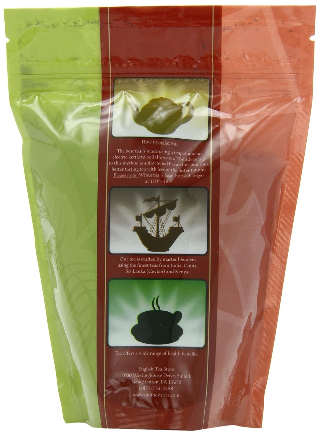 Lover's Leap Estate Loose Leaf Tea 4oz | High Grown Ceylon Black Tea from Nuwara Eliya | Floral and Light Flavor | Ethical Tea Partnership Estate | Premium After Dinner Brew