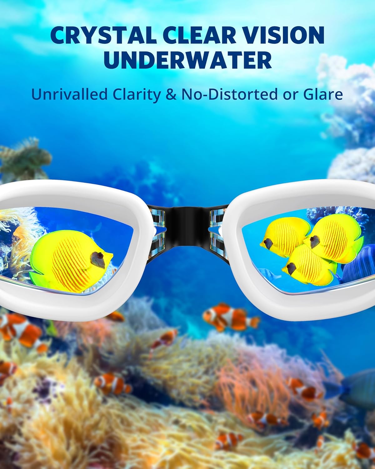 Aegend Swim Goggles, Swimming Goggles No Leaking Full Protection Adult Men Women Youth