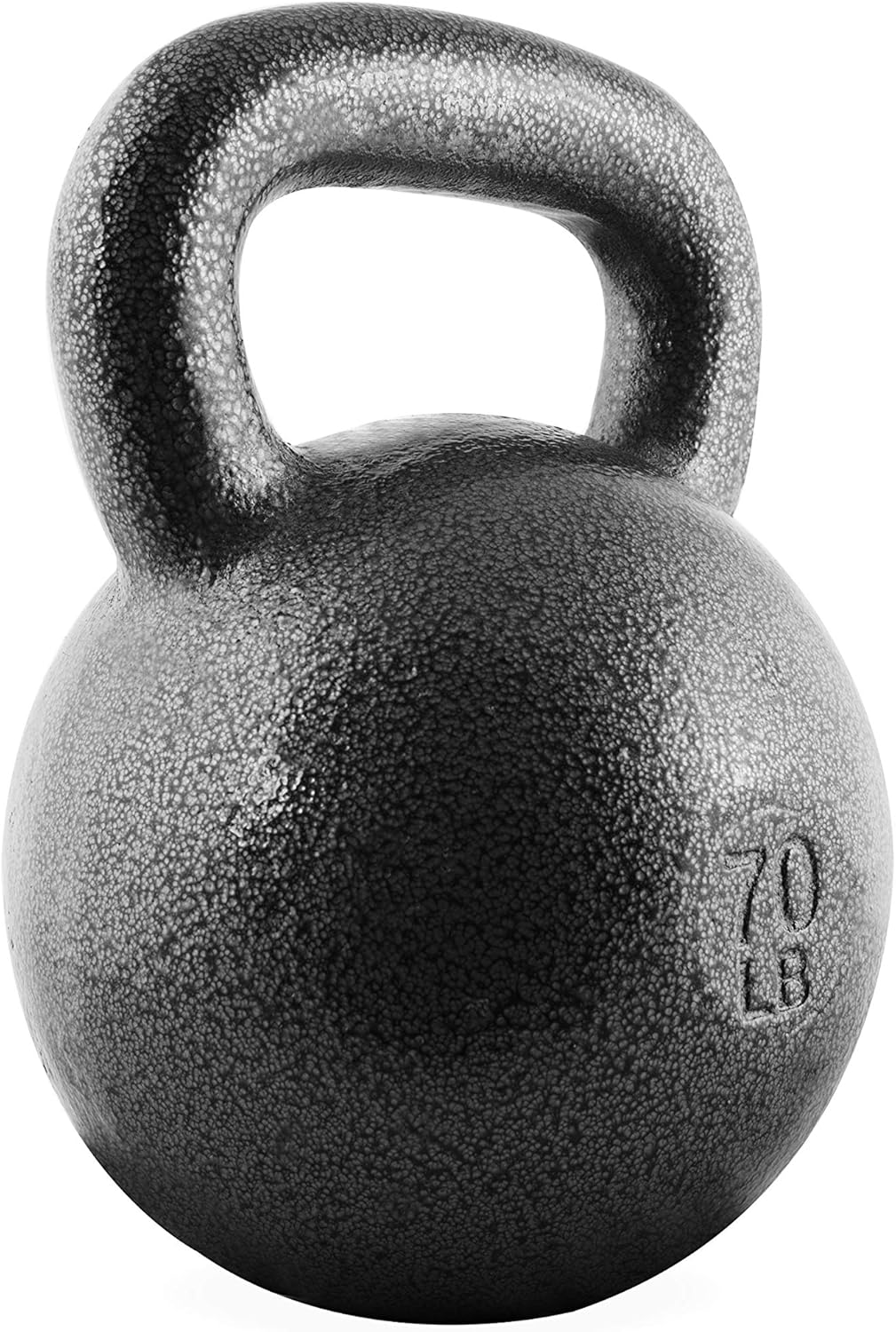 WF Athletic Supply Hammerstone Painted Cast Iron Kettlebells, Home & Gym Equipment, Great for Strength Training, Full Body Workout & Crossfit Training, Color & Size Options Available in 10-80 Pounds