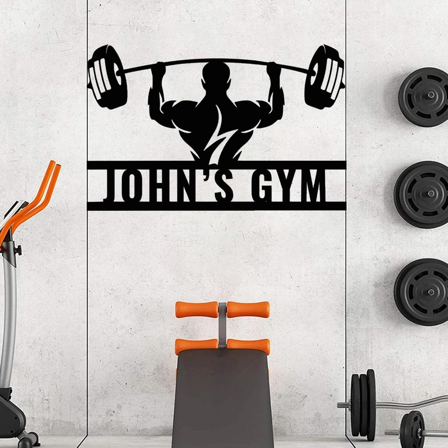 Luxury Personalized Gym Metal Sign, Custom Home Gym Decorations, Gifts for Fitness Lovers, Workout Room Decor, Gym Signs, Christmas Gifts 6
