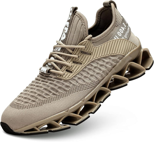 Men's Running Shoes Blade Tennis Walking Fashion Sneakers Breathable Non Slip Gym Sports Work Trainers