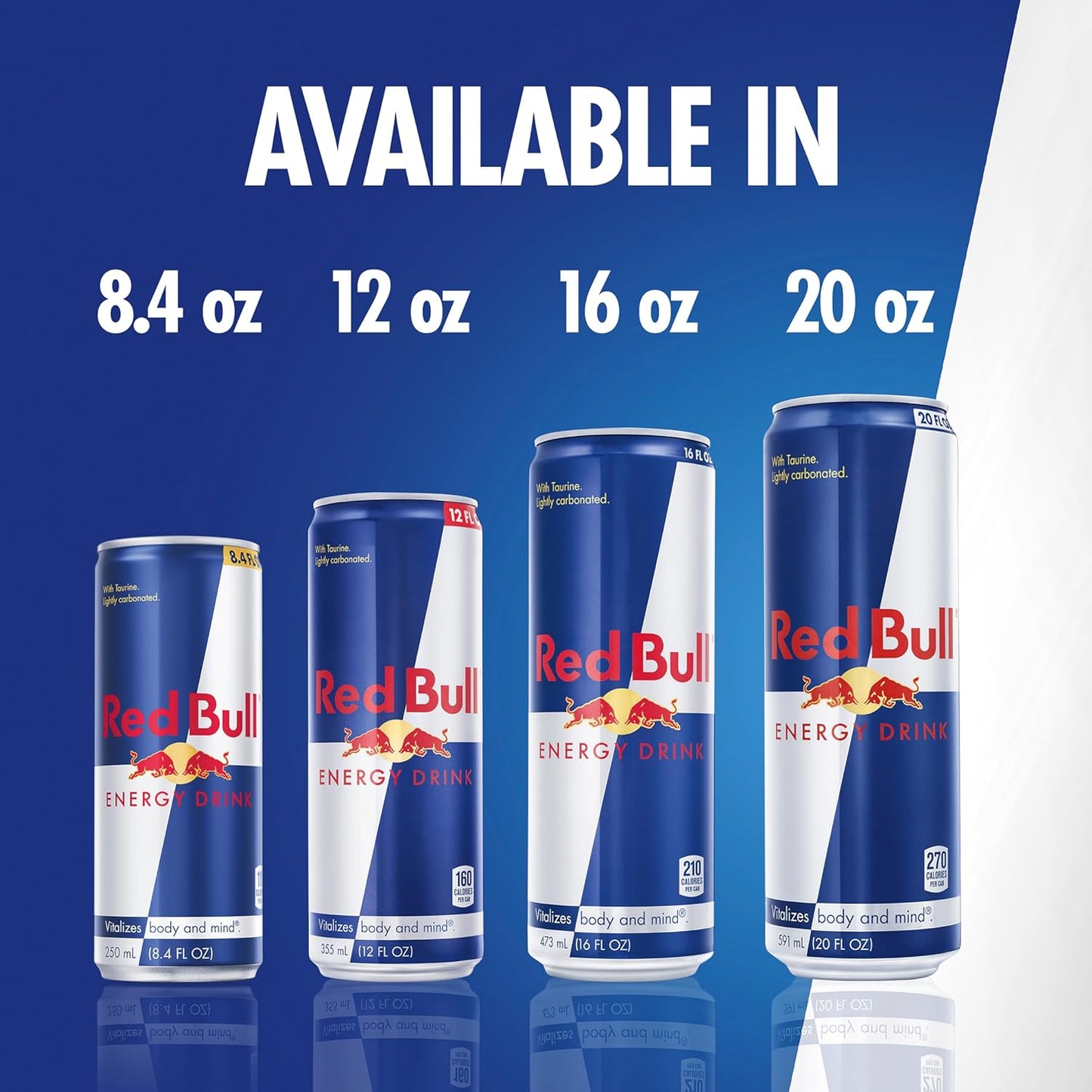 Red Bull Energy Drink with 189mg Caffeine plus Taurine & B Vitamins, 20 Fl Oz, Pack of 12 Cans