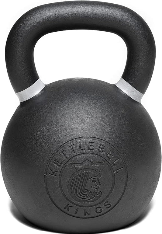 Kettlebell Kings Powder Coated Kettlebell Weights - 9-97 lb Strength Training Kettlebells for Men and Women - Hand Weights Workout Gym Equipment - Weights Set for Home Gym- New