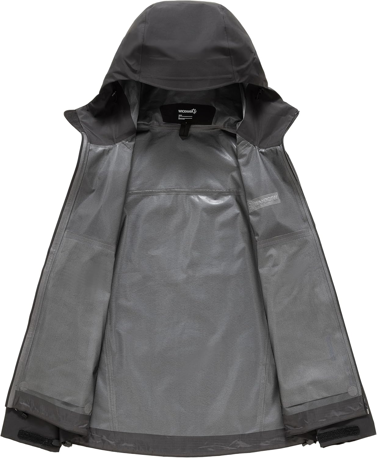 WICKHAM Men's High-performance Rain Jacket Outdoor Waterproof Windproof Coat fully Sealed Seams Shell for Expedition,Golf