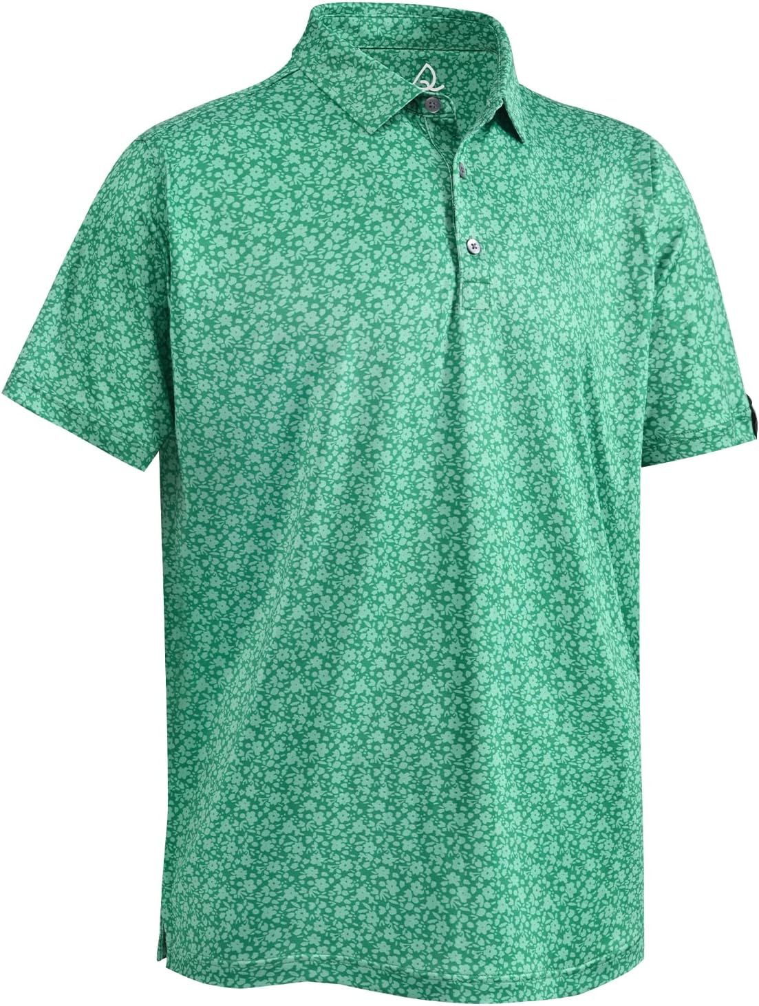 DEOLAX Mens Polo Shirts Fashion Print Mens Golf Shirt Dry Fit Mens Golf Polo Short Sleeve Quick Dry Funny Golf Shirt for Men