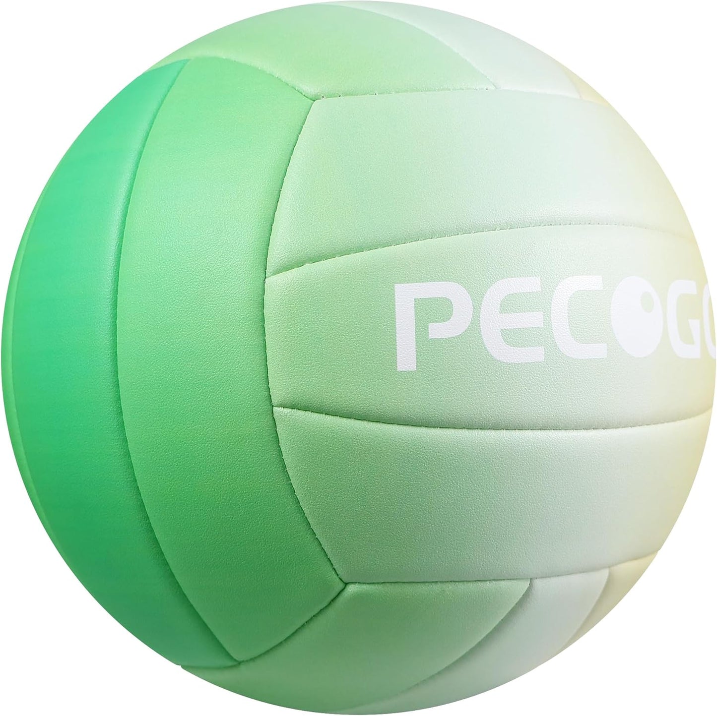 Size 5 Volleyball - Durable PU Leather, Indoor/Outdoor. Soft Control, Great Airtightness for Training/Games. Ideal for All Ages