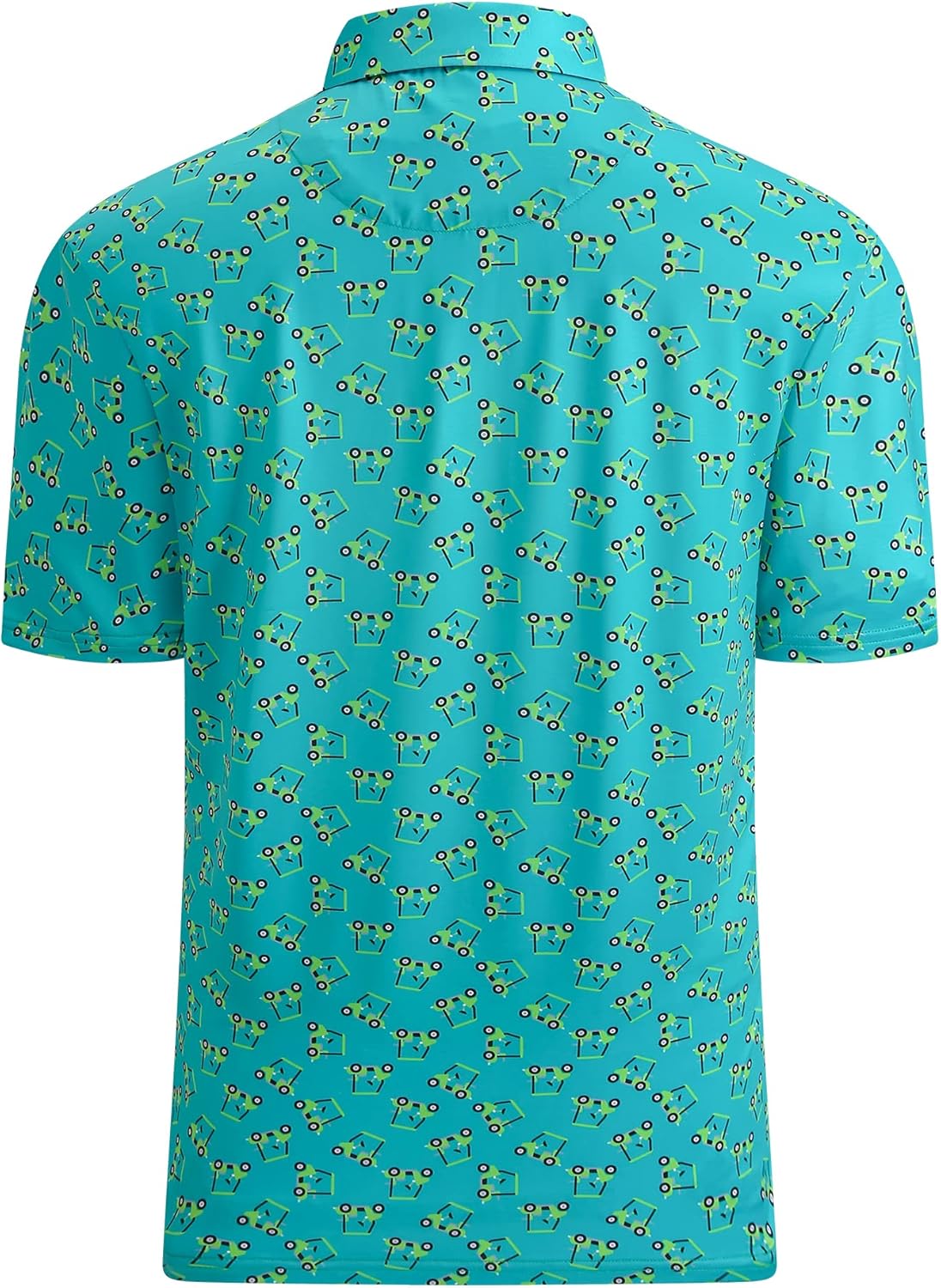 WARHORSEE Golf Polo Shirts for Men Short Sleeve Wrinkle Free 4 Way Stretch Moisture Wicking Performance Collared Tshirts