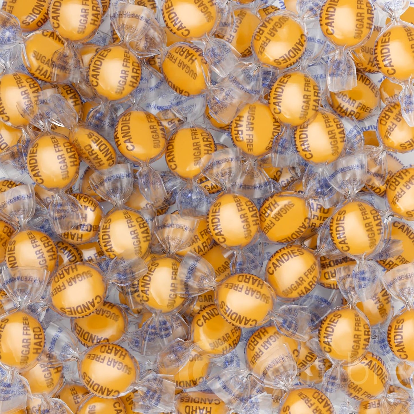 Cambie Sugar Free Butterscotch Hard Candy – 1 lb of Individually Wrapped Sugar Free Hard Candy, Smooth & Creamy Butterscotch Buttons, Keto & Diabetic Friendly